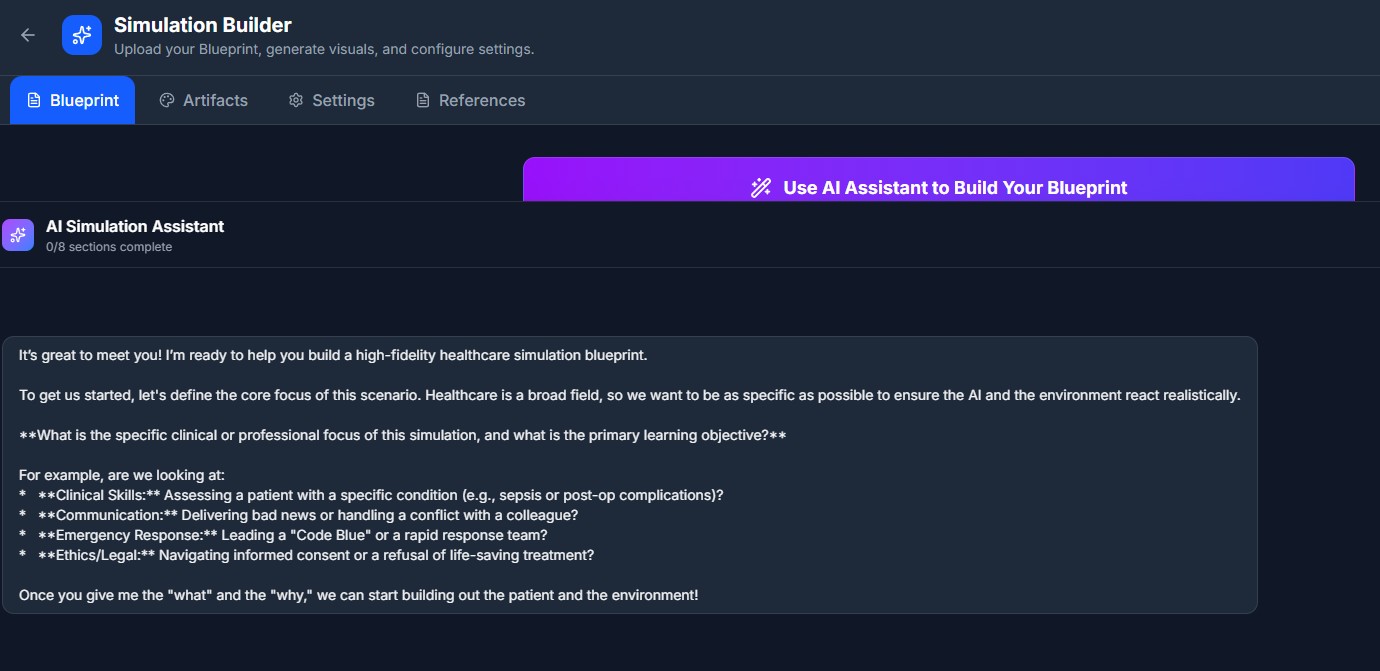 Kandorra Simulation Builder Interface