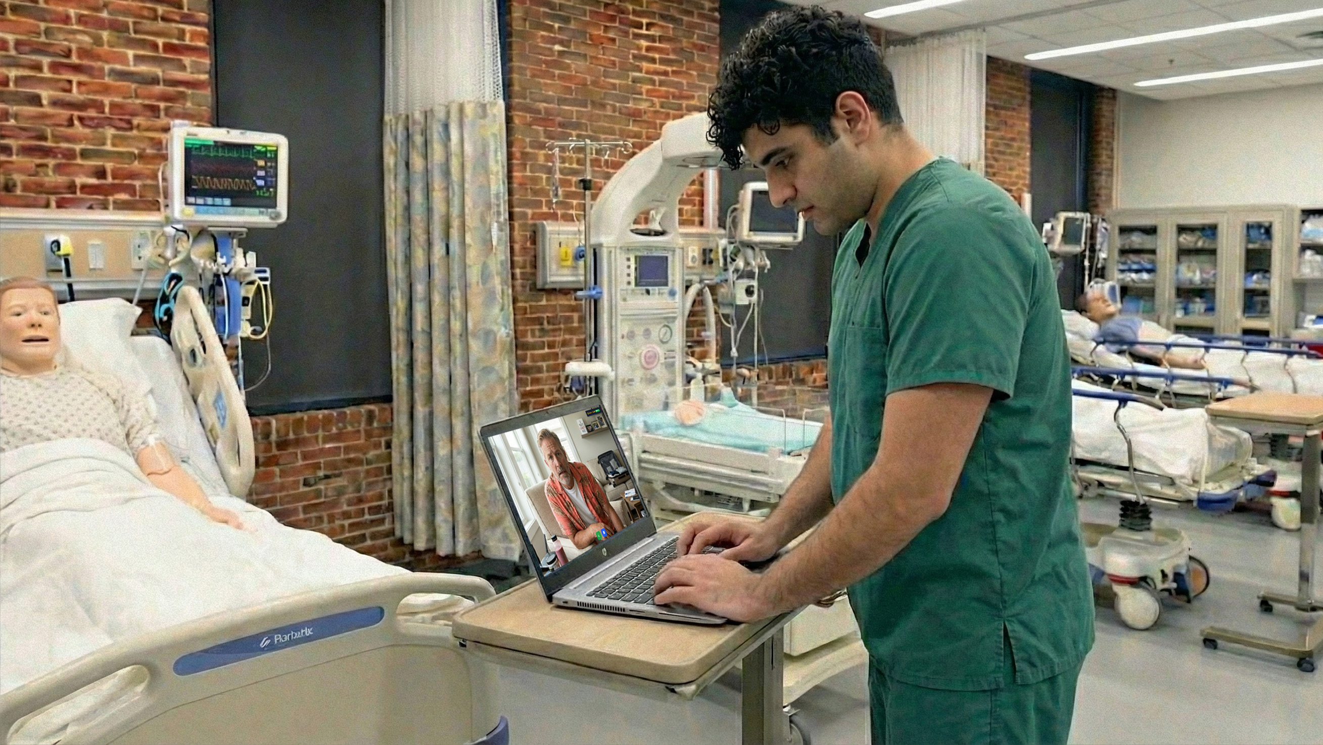 Student Practice in Sim Lab